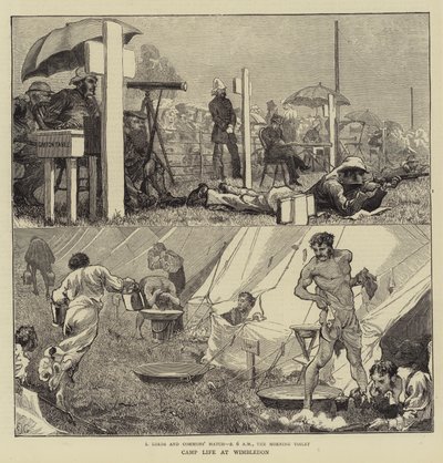 Vie de camp à Wimbledon - Edward John Gregory
